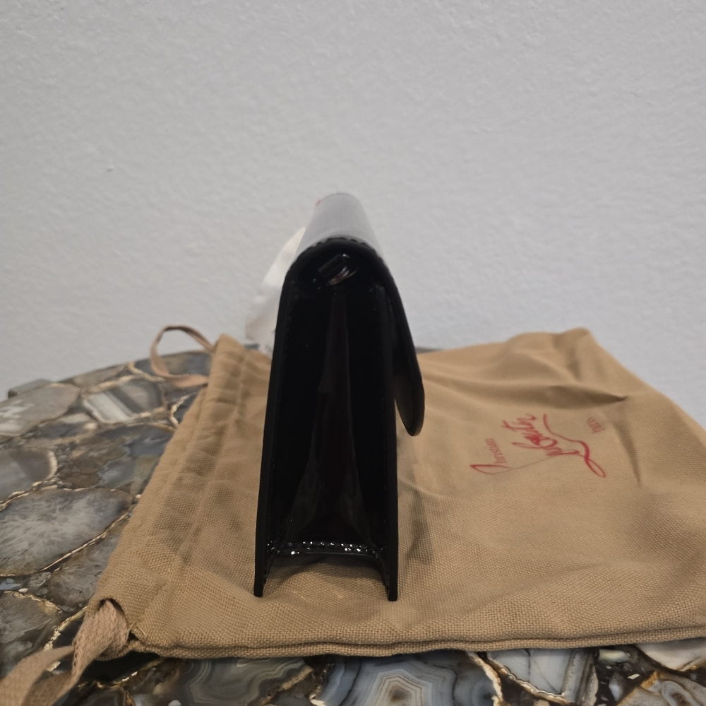 Christian Louboutin Loubi54 Black Patent Leather Bag - Picture 4 of 11